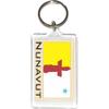 Acrylic KeyChains KeyRings Holders - Americas Grp 1 (1-Pack, Country: Canada Nunavut) view 1
