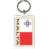 Acrylic KeyChains KeyRings Holders - Europe 1 (1-Pack, Country: Malta) view 1