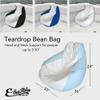 E-SeaRider Teardrop Marine Beanbag (White/Royal, Medium) view 2