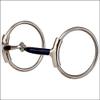 HILASON AH339 Stainless Steel Ring Horse BIT BLUED Steel Snaffle Mouth view 1