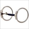 HILASON AH339 Stainless Steel Ring Horse BIT BLUED Steel Snaffle Mouth view 2