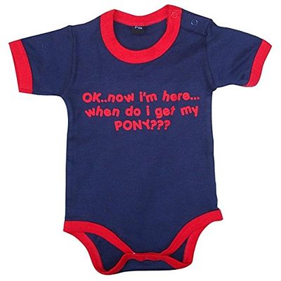 Baby Romper - Navy - 3-6 Months