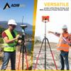 AdirPro Leveling Rotary Prism Pole Bipod - Heavy Duty Rotary Bipod - Accurate Surveying Measurements - Ergonomic Design (Yellow) view 4