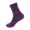 BambooMN Women's Super Soft and Cozy Feather Light Fuzzy Home Socks - Pirate Purple - 4 Pair Value Pack - Size 4-10 view 2