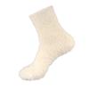 Adult Super Soft Feather Light Cozy Fun Home Socks - Snowball White - 4 Pair Value Pack,One Size view 2