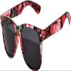 Classic Vintage Retro Style Sunglasses Smoke Lens Flower Frame OWL  view 1