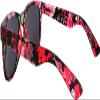 Classic Vintage Retro Style Sunglasses Smoke Lens Flower Frame OWL  view 3