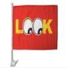 One Dozen Look Single-Sided Car Flag view 1
