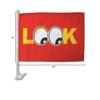 One Dozen Look Single-Sided Car Flag view 2