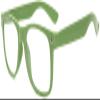 Classic Vintage Clear Lens Sunglasses Baby Green Frame Stylish view 1