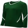 Mizuno Women's Youth Techno Generation Long Sleeve Jeresy, Large, Navy/White view 1