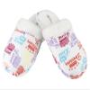 Leisureland Women's Cotton Flannel Cozy Slippers Crown of Love (XL) view 2