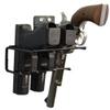 BOOMSTICK Pistol Wall Mount Rack  Heavy-Duty Vinyl-Coated Handgun Hanger for Gun Safe & Wall  Secure Storage for 3 Pistols  Black view 3