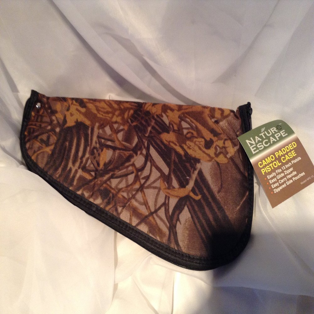 Nature Escape Camo Padded Pistol Case 13"