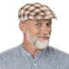 Seeberger Checked Flat Cap Women Brown One Size view 3