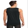 DISCONTINUED District - Young Mens Cotton Ringer Tank DT1500 S Black/Black view 2