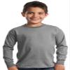 Port & Company Boys' Long Sleeve Essential T Shirt M Athletic Heather view 1