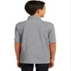 Port & Co Youth Core Blend Jersey Knit Polo KP55Y, Athletic Heather, Medium view 2