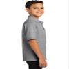 Port & Co Youth Core Blend Jersey Knit Polo KP55Y, Athletic Heather, Medium view 3