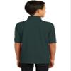 Port & Co Youth Core Blend Jersey Knit Polo KP55Y, Dark Green, X-Large view 2