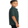 Port & Co Youth Core Blend Jersey Knit Polo KP55Y, Dark Green, X-Large view 3