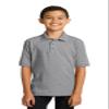 Port & Company Youth Core Blend Jersey Knit Polo L Red view 2
