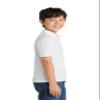 Port & Co Youth Core Blend Jersey Knit Polo KP55Y, White, Small view 2