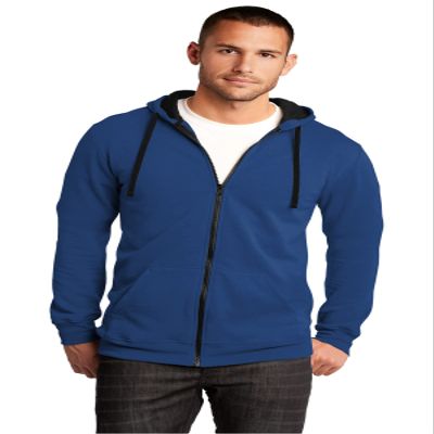 District The Concert Fleece Full-Zip Hoodie M Deep Royal