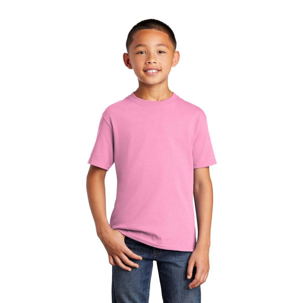 Port & Company - Youth Core Cotton Tee XL Candy Pink