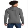 District The Concert Fleece Full-Zip Hoodie Sweatshirt for Men & Women 4XL Grey view 3