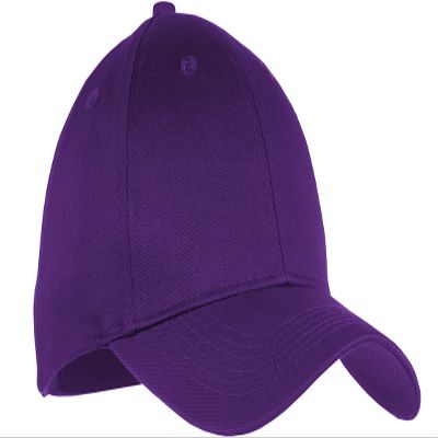 Port & Company Youth Six-Panel Twill Cap YCP80 - Purple