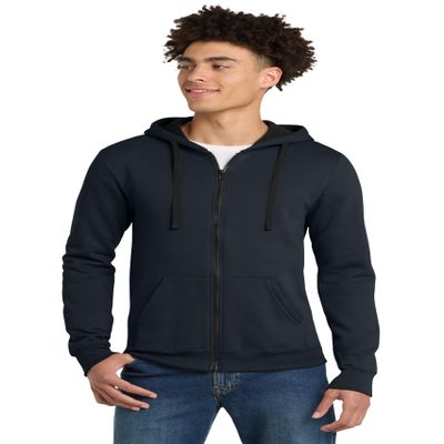 District The Concert Fleece Full-Zip Hoodie Sweatshirt for Men & Women 3XL New Navy