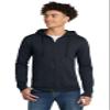District The Concert Fleece Full-Zip Hoodie Sweatshirt for Men & Women 3XL New Navy view 1