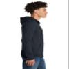 District The Concert Fleece Full-Zip Hoodie Sweatshirt for Men & Women 3XL New Navy view 2