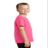 Port & Company Boys' 54 oz 100% Cotton T Shirt XS Neon Pink view 2