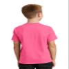 Port & Company Boys' 54 oz 100% Cotton T Shirt XS Neon Pink view 3