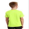 Port & Company - Youth Core Cotton Tee L Neon Yellow* view 3