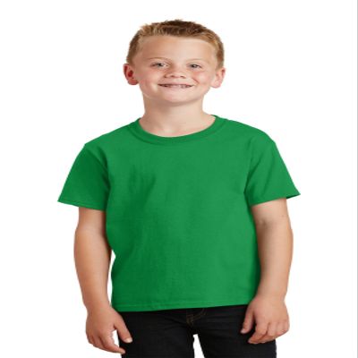 Port & Company Youth Core Cotton Tee Clover Green Medium