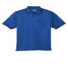 CornerStone Unisex Select Snag-Proof Tipped Pocket Polo | Casual Work Shirt for Men & Women, Lightweight Collared Top Royal/Black view 1