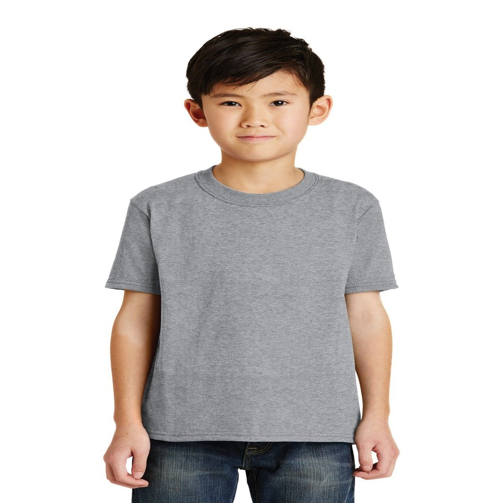 Port & Company Boys' 50/50 Cotton/Poly T Shirt L Athletic Heather