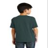 Port & Company Boys' 50/50 Cotton/Poly T Shirt XS Dark Green view 2