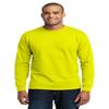 Port & Company Men's Tall Long Sleeve 50/50 Cotton/Poly T 4XLT Safety Green view 1