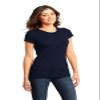 District Women's Fitted Very Important Tee 3XL New Navy view 4