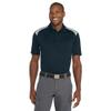 CornerStone Unisex Select Snag-Proof Two Way Colorblock Pocket Polo | Collared Work Shirt for Men & Women, Casual Short Sleeve Top for Golf & Tennis, Polos/Knits, Dark Navy/Light Grey, S view 1