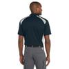 CornerStone Unisex Select Snag-Proof Two Way Colorblock Pocket Polo | Collared Work Shirt for Men & Women, Casual Short Sleeve Top for Golf & Tennis, Polos/Knits, Dark Navy/Light Grey, S view 3