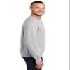 Port & Co TALL Essential Fleece Crewneck Sweatshirt-PCPC90T-3XLT-Ash view 2