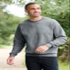 Port & Co TALL Essential Fleece Crewneck Sweatshirt-PCPC90T-3XLT-Ash view 3