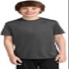 Port & Company Youth Performance Tee | UPF 50 Athletic Workout Clothing for Spring & Summer | PC380Y, Charcoal, Large view 1