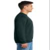 Port & Co Tall Essential Fleece Crewneck Sweatshirt Dark Green view 2
