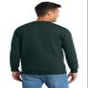 Port & Co Tall Essential Fleece Crewneck Sweatshirt Dark Green view 3